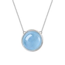 Zilveren Ketting - Aquamarijn - Handgemaakt Zilveren Ketting - Aquamarijn - Handgemaakt
