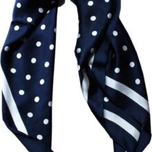 Halsdoek Dames - Sjaaltje - Witte Stippen