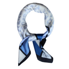 Halsdoek Dames - Sjaaltje - Blauw Geruit