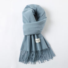 Sjaal - Katoenmix - Dames - Heren - Blauw