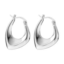 Zilveren Design Oorringen - Oorbellen Zilver