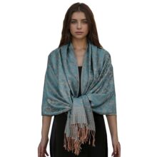 Sjaal Dames - Luchtige Sjaal - Omslagdoek - Turquoise