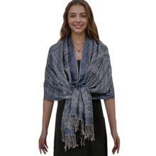 Sjaal Dames - Luchtige Sjaal - Omslagdoek - Blauw
