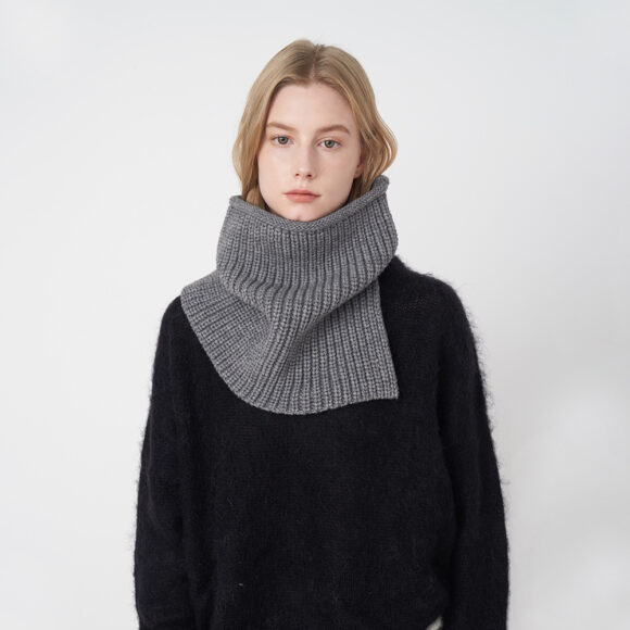 Nekwarmer - Colsjaal - Sjaal Dames - Grijs