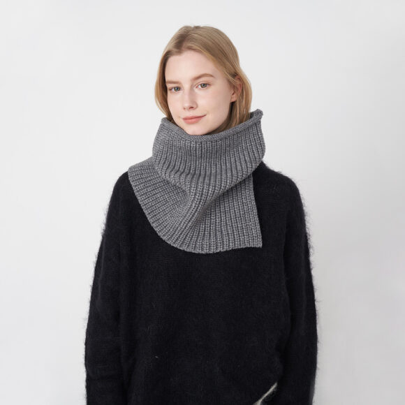 Nekwarmer - Colsjaal - Sjaal Dames - Grijs