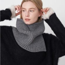 Nekwarmer - Colsjaal - Sjaal Dames - Grijs