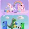 Speelgoed Telefoon - Kindertelefoon - Camera - Video - Spelletjes - Unicorn - Paars