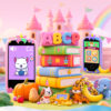 Speelgoed Telefoon - Kindertelefoon - Camera - Video - Spelletjes - Unicorn - Paars