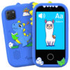 Speelgoed Telefoon - Kindertelefoon - Camera - Video - Spelletjes - Dinosaurus - Blauw