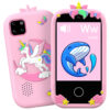 Speelgoed Telefoon - Kindertelefoon - Camera - Video - Spelletjes - Unicorn - Roze