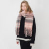 Wintersjaal Dames - Omslagdoek - Dames Sjaal - Roze