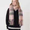 Wintersjaal Dames - Omslagdoek - Dames Sjaal - Roze