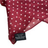 Zijden Sjaaltje - Halsdoek Dames - Zijde - Stippen - Rood