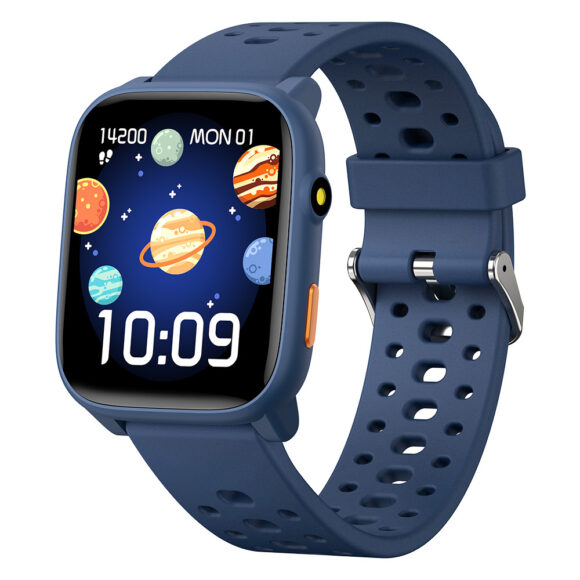 Smartwatch Kinderen - Hartslag - Camera - Stappen - Zaklamp - Blauw Smartwatch Kinderen - Hartslag - Camera - Stappen - Zaklamp - Blauw