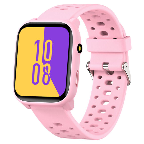 Smartwatch Kinderen - Hartslag - Camera - Stappen - Zaklamp - Roze Smartwatch Kinderen - Hartslag - Camera - Stappen - Zaklamp - Roze