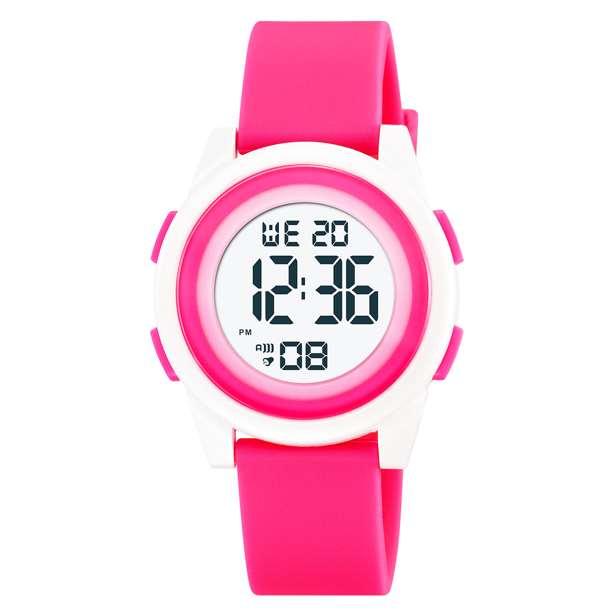 Kinderhorloge – Stopwatch – Alarm – Backlight – Roze