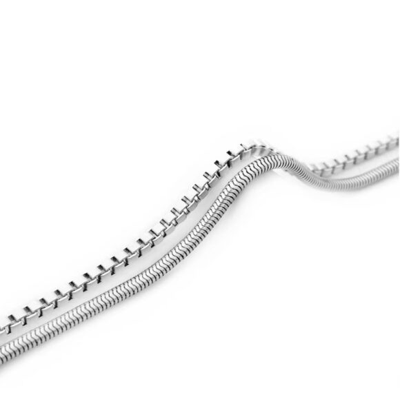 Armband Heren - Dubbele Armband - Armband Staal