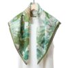 Sjaal Dames - Zijde Blend Sjaal - Vierkante Sjaal - 65 x 65 cm