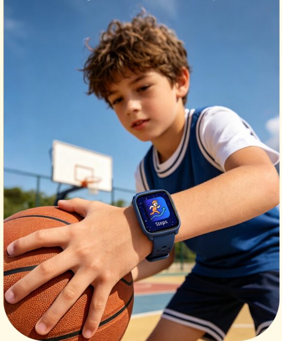 Smartwatch Kinderen - Geen App Nodig - Stopwatch - Stappen - Blauw Smartwatch Kinderen - Geen App Nodig - Stopwatch - Stappen - Blauw