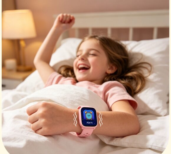 Smartwatch Kinderen - Geen App Nodig - Stopwatch - Stappen - Roze