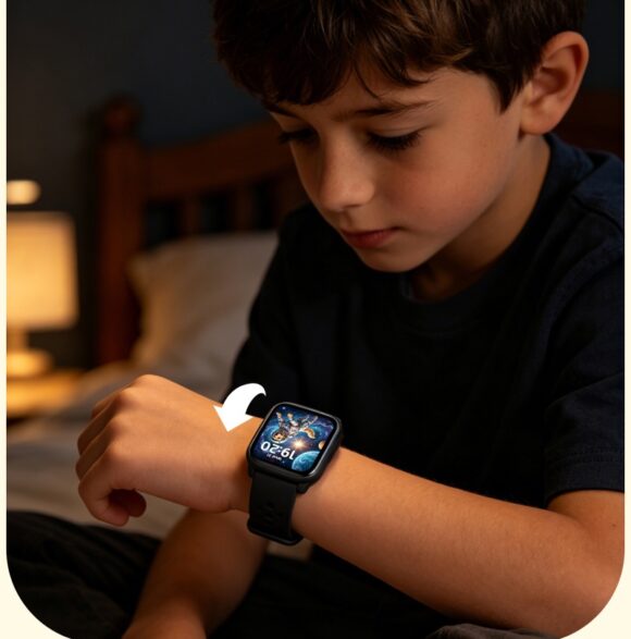 Smartwatch Kinderen - Geen App Nodig - Stopwatch - Stappen - Zwart Smartwatch Kinderen - Geen App Nodig - Stopwatch - Stappen - Zwart