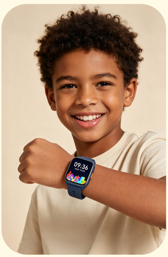 Smartwatch Kinderen - Geen App Nodig - Stopwatch - Stappen - Blauw Smartwatch Kinderen - Geen App Nodig - Stopwatch - Stappen - Blauw