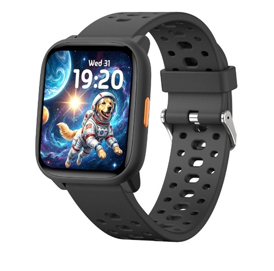 Smartwatch Kinderen – Geen App Nodig – Stopwatch – Stappen – Zwart