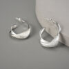 Oorbellen Zilver - Zilveren Oorringen - Swirl Oorbellen Oorbellen Zilver - Zilveren Oorringen - Swirl Oorbellen