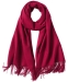 rode dames sjaal - sjaal vrouwen - wintersjaal